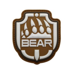 [CZ5482] PARCHE GARRA PVC BEAR TAN