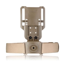 [2-AP022/AM-P002F] PERNERA PISTOLA AMOMAX ESTRECHA REGULABLE TAN