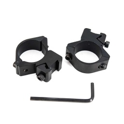 [42303] MONTURA 25MM BAJA NEGRA