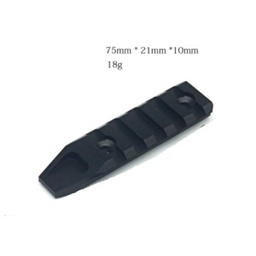 [CZ5] RAIL ENGANCHE M KEYMOD CORTO NEGRO