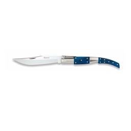 [01705] NAVAJA ARABE CARRACA N0 8.20CM AZUL