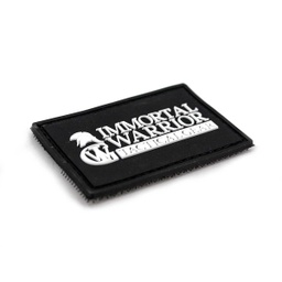 [08239] PARCHE IMMORTAL PVC NEGRO-BLANCO