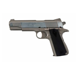 [438305] PISTOLA THOMPSON 1911 4.5MM CO2 PLATA-NEGRA