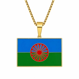 [16291] COLGANTE BANDERA GITANA