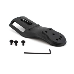 [6500-0219] PLATAFORMA PISTOLA PIERNA RIGIDA  RADAR NEGRA