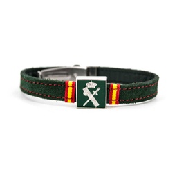 [88620] PULSERA GUARDIA CIVIL CHAPA ESPAÑA VERDE