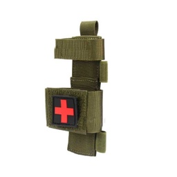 [CZ5767] FUNDA TORNIQUETE Y TIJERA MOLLE VERDE