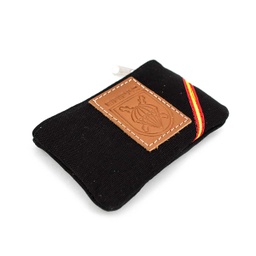 [K12-NEGRO] MONEDERO BRIPAC TELA TIRA ESPAÑA NEGRO