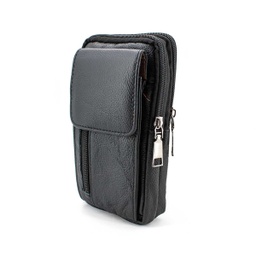 [61911] BOLSITO FASHION PIEL TAPA CREMALLERA NEGRO