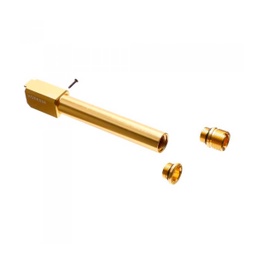 [L70255] CAÑON EXTERNO ROSCADO LAYLAX/NINE BALL NON RECOIL GLOCK 17 GEN.4 DORADO