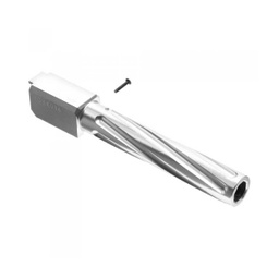 [L70217] CAÑON EXTERNO ESTRIADO LAYLAX/NINE BALL NON RECOIL GLOCK 17 GEN.4 PLATA