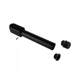 [L78930] CAÑON EXTERNO ROSCADO LAYLAX/NINE BALL GLOCK 17 UMAREX NON RECOILING NEGRO