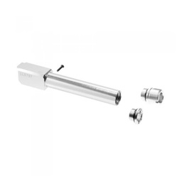 [L80179] CAÑON EXTERNO ROSCADO LAYLAX/NINE BALL NON RECOIL GLOCK 19 PLATA