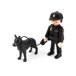 [134664] MUÑECO CUSTOM POLICIA NACIONAL GUIA CANINO