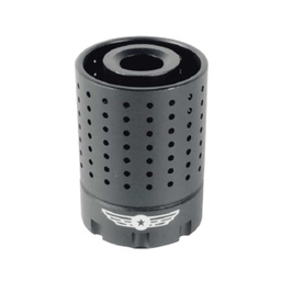 [CZ5677] BOCACHA EG PERFORADA NEGRA