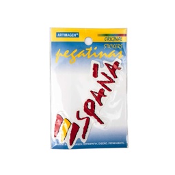 [133333] PEGATINA ESPAÑA LETRAS SICODELICA
