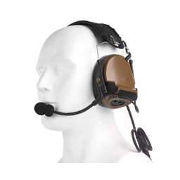 [WYS0053-CB] AURICULARES TAC-SKY COMTAC III ALMOHADILLAS SILICONA COYOTE