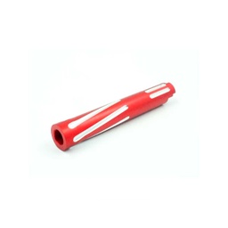 [UTMHC06T2-RD] CAÑON EXTERNO TORNADO DUAL HI-CAPA 4.3 UNISOFT ROJO/PLATA