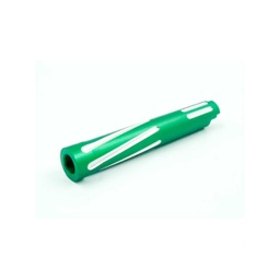 [UTMHC06T2-GR] CAÑON EXTERNO TORNADO DUAL HI-CAPA 4.3 UNISOFT VERDE/PLATA