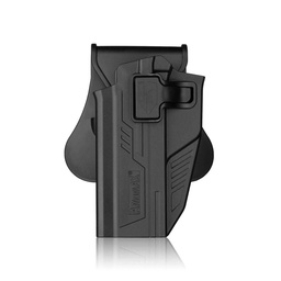 [AM-HCPG2L] FUNDA PISTOLA RIGIDA ZURDOS AMOMAX HI-CAPA NEGRA