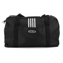 [162955] BOLSA DEPORTE MANO SPORTS 4 RAYAS BLANCAS NEGRA