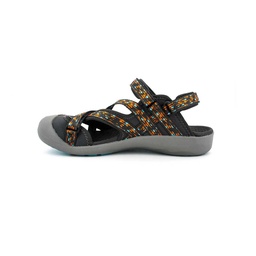 SANDALIA HITEC MUNDA MUJER GRIS-NARANJA-CELESTE