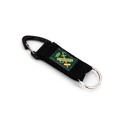 [131325] LLAVERO MOSQUETON TRIANGULO GUARDIA CIVIL NEGRO