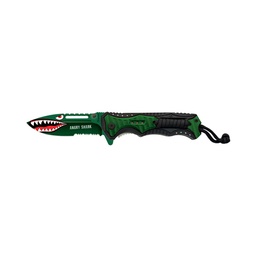 [18700] NAVAJA ALBAINOX ANGRY SHARK 9CM VERDE