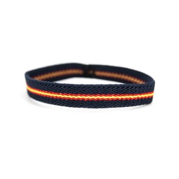 [88613-MA/707712] PULSERA ESPAÑA ELASTICA ESTRECHA MARINO