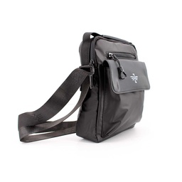 [GL3014] BOLSO ZH NYLON TAPA GRANDE NEGRO