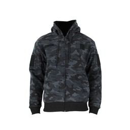 SUDADERA IMMORTAL TACTICA C/CREMALLERA MULTICAM BLACK