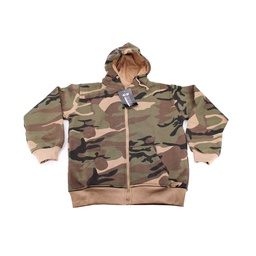 SUDADERA IMMORTAL NIÑO CON CREMALLERA CAMO