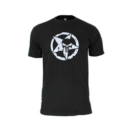 CAMISETA IMMORTAL ESTRELLA PUNISHER NEGRA