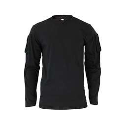 CAMISETA IMMORTAL TACTICA M/LARGA NEGRA