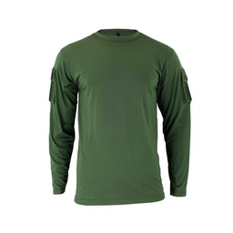 CAMISETA IMMORTAL TACTICA M/LARGA VERDE