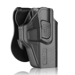 [CY-G19G4] FUNDA PISTOLA RIGIDA CYTAC GEN.5 GLOCK 19/23/32 NEGRA