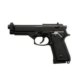 [HA-118EB] PISTOLA HFC BERETTA 92 HA-118EB MUELLE NEGRA-PLATA