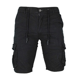 PANTALON LEOX CARGO CORTO NEGRO