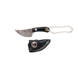 [32713] LLAVERO CUCHILLO SKINNER C/FUNDA PLATA