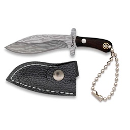 [32712] LLAVERO CUCHILLO BOWIE C/FUNDA PLATA