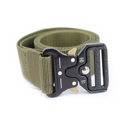 [IW-2021-OD] CINTURON IMMORTAL TACTICO HEBILLA CIERRE SEGURIDAD VERDE