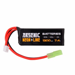 [ARS-1003] BATERIA ARSENIC PRO LIPO 7.4V 1300MAH 25C/50C 1STICK NEGRA