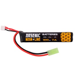 [ARS-1004] BATERIA ARSENIC PRO LIPO 7.4V 1100MAH 25C/50C 1STICK NEGRA