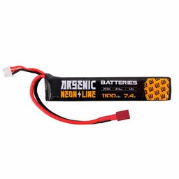 [VLC-1005] BATERIA VLC PRO LIPO 7.4V 1100MAH 25C/50C 1STICK T-DEAN NEGRA