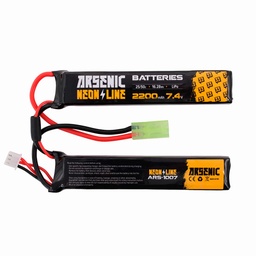 [ARS-1007] BATERIA ARSENIC PRO LIPO 7.4V 2200MAH 25C/50C 2STICK NEGRA
