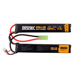 [ARS-1013] BATERIA ARSENIC PRO LIPO 7.4V 1300MAH 25C/50C 2STICK NEGRA