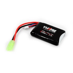 [VLC-1018] BATERIA VLC PRO LIPO 7.4V 1300MAH 25C/50C 1STICK PEQ. NEGRA