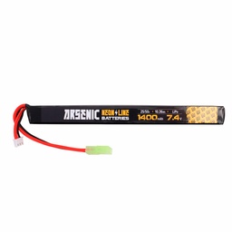 [ARS-1020] BATERIA ARSENIC PRO LIPO 7.4V 1400MAH 25C/50C 1STICK NEGRA