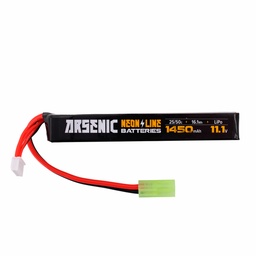 [ARS-1024] BATERIA ARSENIC PRO LIPO 11.1V 1450MAH 25C/50C 1STICK NEGRA