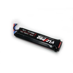[VLC-1028] BATERIA VLC PRO LIPO 7.4V 680MAH 25C/50C 1STICK AEP NEGRA